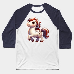 Cute Pony Baseball T-Shirt